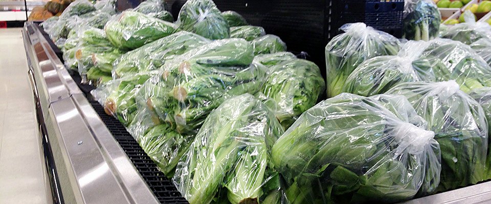 Fresh Asian leafy greens